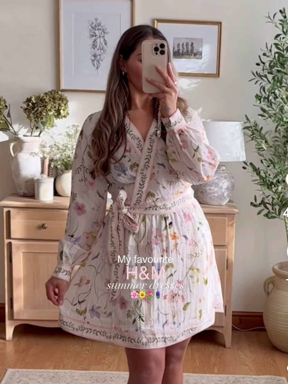 H&M Wildflower Floral Wrap Dress 🌸